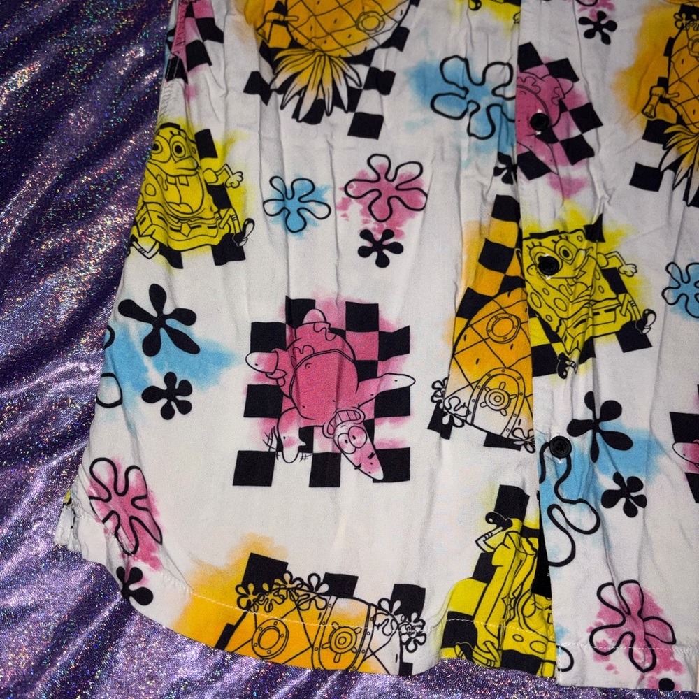 Vans Spongebob Squarepants Button Up - image 2